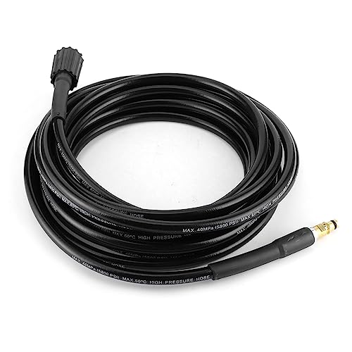 Auto Washer Hose,40MPa/5800PSI High Pressure Water Cleaning Rubber Pipe Fit for K2 K3 K4 K5 (6 Meters)