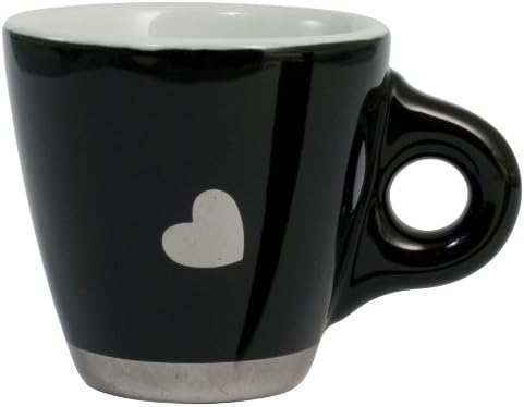 Bialetti Espresso Cups Cuor di Moka Set of 2 with Saucers