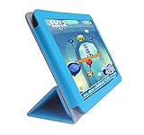 iShoppingdeals - for SKYTEX Skypad 10s 10.1-INCH Tablet SP1020 PU Leather Folio Cover Case, Blue