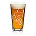 Invader Zim - Gir - Etched Pint Glass