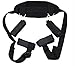 Fetish Bondage Restraints Straps Kits - Adjustable Hand & Ankle Cuffs With Soft Pillow For Female,Male and Couple Black