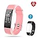 Lintelek Fitness Tracker, Heart Rate Monitor Activity Tracker with Connected GPS Tracker, Step Counter, Sleep Monitor, IP67 Waterproof Smart Pedometer for Kids, Women and Men