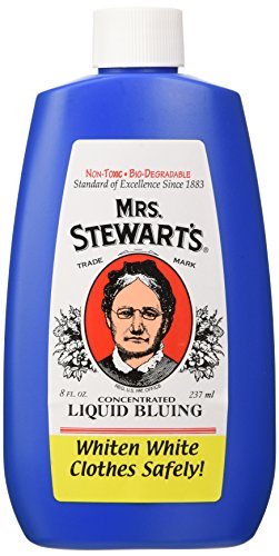 Mrs. Stewart's Concentrated Liquid Bluing - Great for Laundry - 8-ounce Bottle by Mrs. Stewart's Bluing
