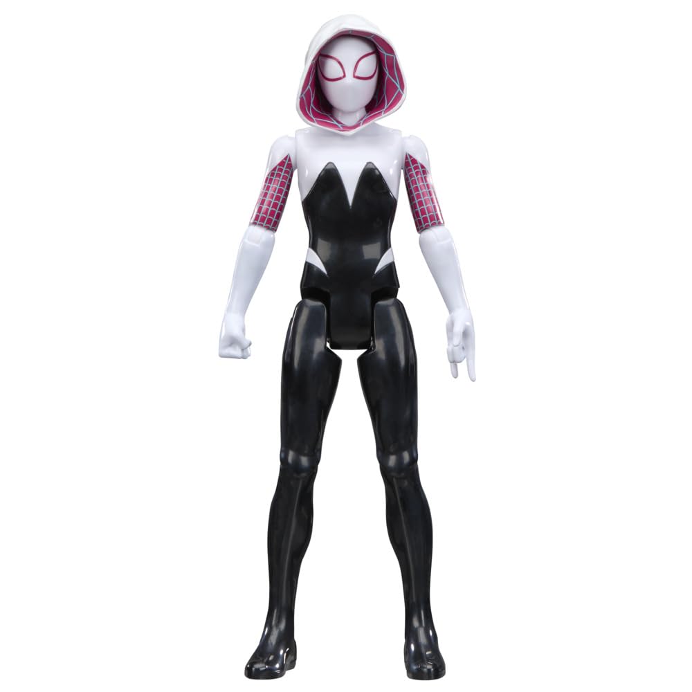 SPIDER-MAN Marvel Titan Series Ghost-Spider Action Figure, 12-Inch-Scale (30 cm) Super Hero Toys for Kids Ages 4+