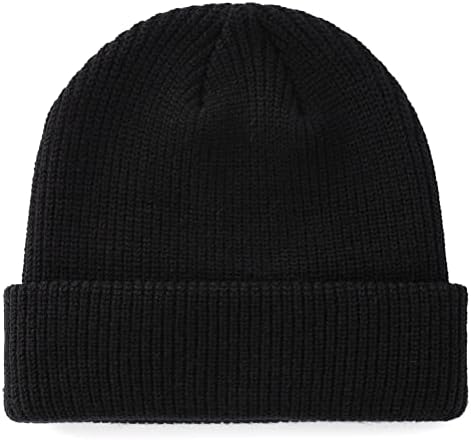 Revony 100% Cotton Men's Skull Beanie – Soft, Structured, Everyday