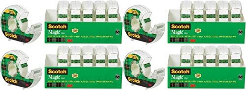 Scotch ブランド マジックテープ 6巻 書き込み可能 透明 オリジナル品 修理用に設計 ギフト