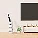 NEX Umbrella Holder, Metal Umbrella Stand Rack Storage, with Drip Tray and Hooks, Square, White