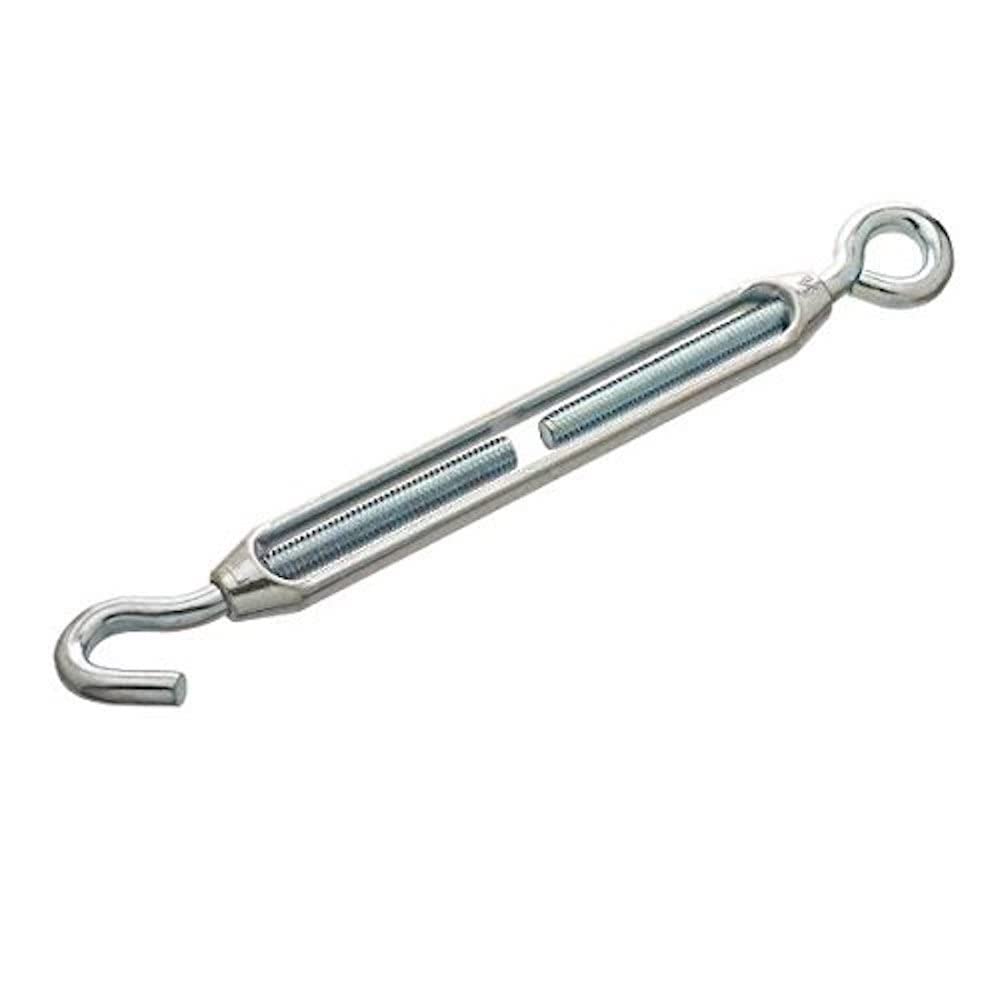 Merriway BH04998 Turnbuckle Tension Hook to Eye, A2 316 Marine Grade Stainless Steel M4 (5/32 inch)