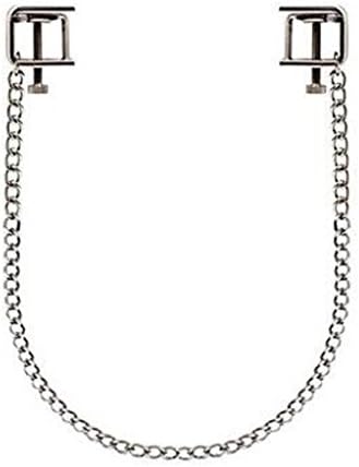 Lovingme Metal Nipple Clamps With Chain Adult Sex Games Stimulating Clip Couples RolePlay Toys