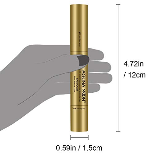 Lagunamoon Gel Nail Polish Base Coat and No Wipe Top Coat Gel Polish Pen (Base Coat) - Thumbnail 4