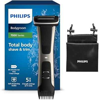Philips Series 7000 BG7025/13 Showerproof Body Groomer and Trimmer