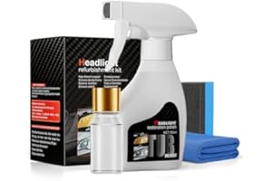 Q4 Kit de restauration de phares – Kit de liquide de restauration de phares automobiles et kits de pulvérisation de nettoyage