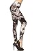 Print Leggings White Brushstrokes (R789-OS)