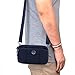 Essential Phone Belt Clip Waist Hip Pack Travel Messager Purse Crossbody Bag 3 Way Universal Water Resistant(Horizontal-Black)