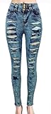 Delcoce Womens Sexy Faux PU Leather Skinny Pants Motorcycle Zipper Long Trousers