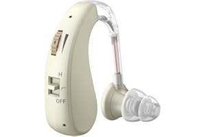 WLU Hearing Aids for Seniors with Bluetooth White