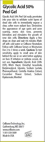 Glycolic Acid 50% Peel Gel easily penetrates your skin to exfoliate layers of dead skin cells that dull your complexion to immediately expose a clear, softer, more radiant face.