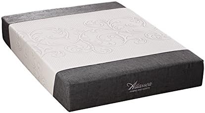 Allassea Gold Perfect Nite 12-Inch Hybrid Memory Foam and Spring Mattress, King (Also Available in Twin XL, Full, and Queen)
