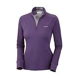 Columbia Heavyweight underwear Ladies 1/2 Zip purple
