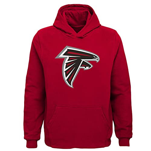Outerstuff NFL Youth Boy's (8-20) Primary Logo Team Color Fleece Hoodie, Atlanta Falcons Red, X-Large(18-20) at Amazon