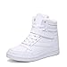 UBFEN Women's Shoes Hidden Wedges 5.5cm Fashion Sneakers Ankle Boots Bootie Platform Heel High Top Casual Sports