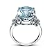 Yuren Fashion Women Rhinestone Butterfly Ring Natural Stone Topaz Ring Crystal Butterfly Engagement Ring Gemstone Sapphire Rhinestone Ring for Women Wedding Party Jewelry Size 6-10 (US Code 10)