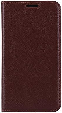 Trends Power Huawei P7 Ascend Case Genuine Leather Hard Case with Flip Stand Cover for Huawei Ascend P7 (Brown)