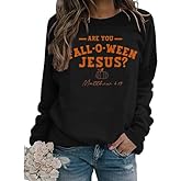 NITRFLA 1692 They Missed One Sweatshirt Women Halloween Witch Shirt 1692 Salem Casual Crewneck Long Sleeve Gift Pullover Tops