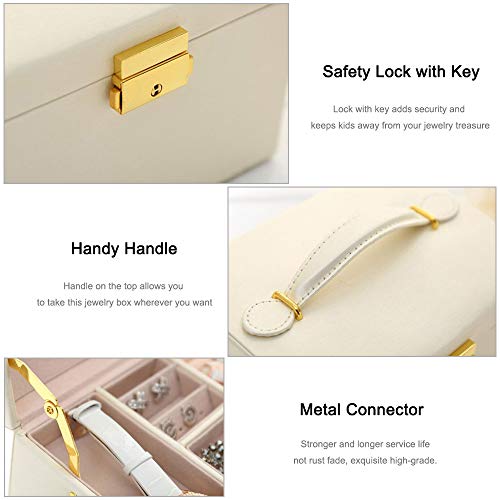 VEEKALA Jewelry Box Organizer Display Storage case