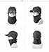 Comhats Winter 2 Piece Wool Knit Hat & Scarf Set for Men Women Visor Beanie Fleece Lined Cold Weather Warm Gray Medium