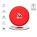Mirrex Portable Lighted Makeup Mirror with Wireless Charging base for IOS and Andriod Phone, Vanity Mirrors with LED Lights, Professional Cosmetic Mirror for Travel, Skin Care Prefect for Women (Red)