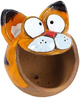 Amazon Com Midene Bird Feeder Ceramic Decoration Statue For