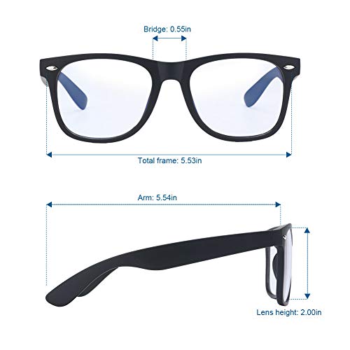 image for Gotega Blue Light Blocking Glasses, Anti-Blue Light, Unisex, Transpare