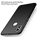 Xiaomi Mi 8 Case, Arkour Minimalist Ultra Thin Slim Fit Cover with Smooth Matte Surface Hard Cases for Xiaomi Mi8 (Smooth Black)