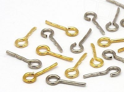 gogoritas Eye pins 9mm (silver/gold Mix), 100 Pieces