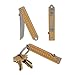 StatGear Pocket Samurai Folding Knife for EDC - Aluminum Handle Edition