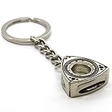 Rotary13B1 Rotor Key Chain - Nickel Plated