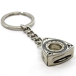 Rotary13B1 Rotor Key Chain - Nickel Plated