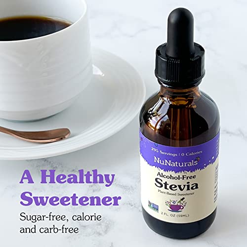 NuNaturals Liquid Stevia, SugarFree Sweetener, PlantBased Sugar