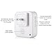 Chetoo Wireless Doorbell Kit 2 Plugin Receivers with LED Flash Indicator and 1 Remote Push Button Operating at over 500-foot range with 55 Chimes, 5-level Adjustable Volume (White)