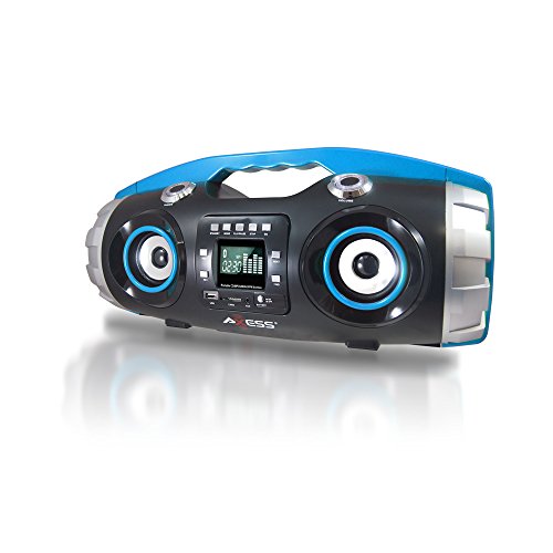 AXESS-Axess-Portable-Bluetooth-FM-RadioCDMP3USBSD-Heavy-Bass-Boombox