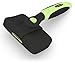 The Pet Portal Self Cleaning Dog Brush for Shedding Slicker Brush Cat Long Haired Pet Brush Grooming Deshedding Supplies - Small Pets