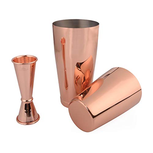 A Bar Above 14-teiliges Bar-Set aus Kupfer – Barzubehör für die Hausbar – Barkeeper-Set mit Boston Shaker, Jigger… – Bild 6