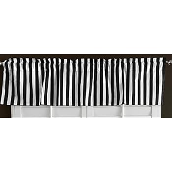 Amazon Com Sweet Jojo Designs Black And White Stripe Window