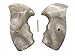 Handicraftgrips White Pearl Resin Compatible with S&W N Frame Round Butt Grips 22 25 29 325 327 329 520 610 625 627 629 Handcraft Birthday Gift #NRR01