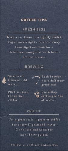 LA COLOMBE LYON WHOLE BEAN COFFEE, 12 OZ