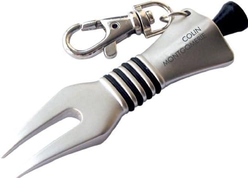 Colin Montgomerie My Lucky Tee Pitchfork Unisex Golf Divot Tool by Colin Montgomerie