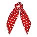 10 Pcs Chiffon Hair Scrunchies Elastic Hair Bands Hair Scarf Floral Hair Ties 2 in 1 Vintage Ponytail Holder Hair Accessories for Women Girls