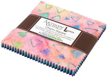 Kaufman Artisan Batiks To The Point Charm Square