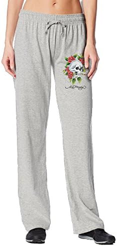 REWQ Women's Track Pants-ed Hardy Star Ash